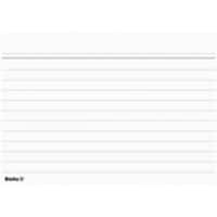 Biella Karteikarten A4 Weiss 7,5 x 10,5 x 2 cm Packung mit 1000 Stück