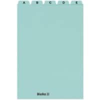 Biella Leitkarten A-Z blau A5 15 x 22 x 1,3 cm Karton 3 Stück