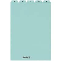 Biella Leitkarten A-Z blau A5 15 x 22 x 1,3 cm Karton 3 Stück