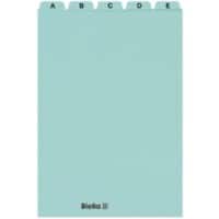Cartes-guides Biella A-Z A5 haut Bleu Paquet de 3