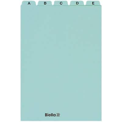 Biella Leitkarten A-Z blau A5 15 x 22 x 1,3 cm Karton 3 Stück