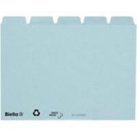 Biella Leitkarten 25-teilig blau A6 11,5 x 15 x 1,3 cm Karton 5 Stück