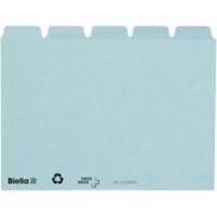 Cartes-guides Biella A6 11,5 x 15 x 1.3 cm Carton Bleu Paquet de 5 unités