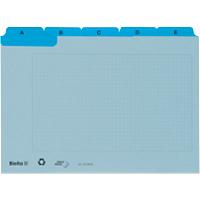 Biella Leitkarten A-Z blau A7 8,5 x 10,5 x 1,3 cm Karton 3 Stück