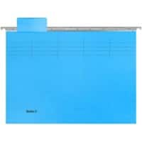 Biella A4 Hängeregistraturmappen Original 25 cm mit Zubehör blau Packung mit 25 Stück