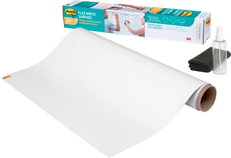 Post-it Flex Write Whiteboard-Folie Weiss 1 Rolle 61 cm x 9 cm