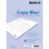 Biella Lieferscheine A6 10 Stück mit 50 Blatt