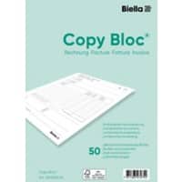 Biella Rechnungen A5 10 Stück mit 50 Blatt