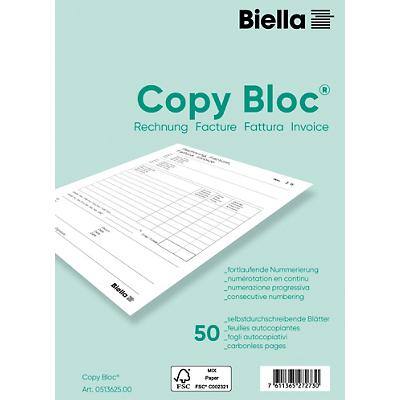 Biella Rechnungen A6 10 Stück mit 50 Blatt