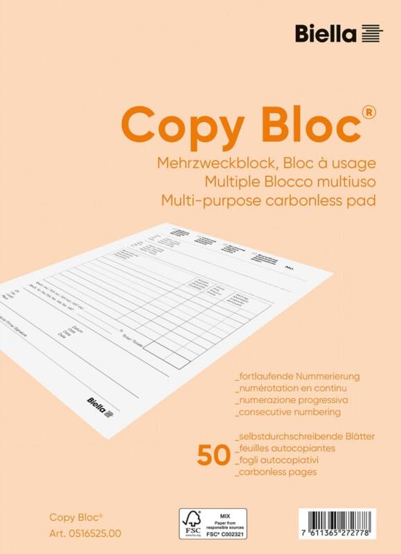 Bloc multi-usages Biella A5 Paquet de 10