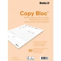 Bloc multi-usages Biella A6 Blanc Paquet de 10