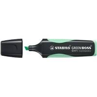 Surligneur STABILO Green Boss Vert pastel Pointe biseautée 2-5 mm Non rechargeable