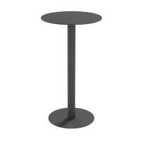 Table de cantine Paperflow Cross Rond 60 x 110 cm Noir