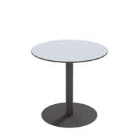 Table de cantine Paperflow Cross Rond 80 x 75 cm Gris