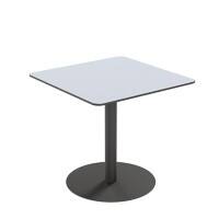 Table de cantine Paperflow Cross Carré 80 x 75 cm Gris