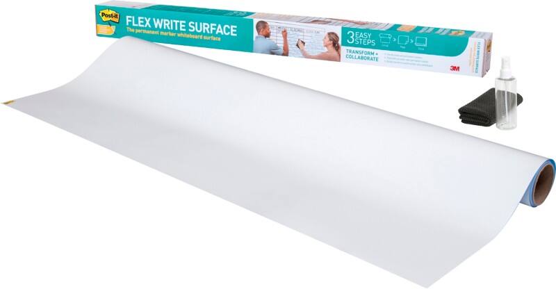 Post-it Flex Write Whiteboard-Folie Weiss FWS6x4 1 Rolle 1.219 m x 1.829 m
