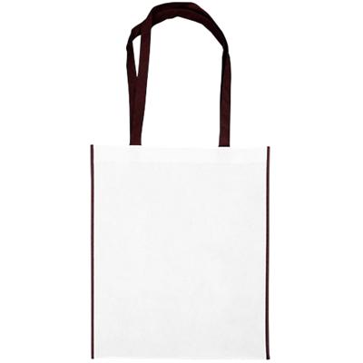 Einkaufstasche Paka Side Trim Schwarz, Weiß 420 x 380 mm Packung mit 50 Stück