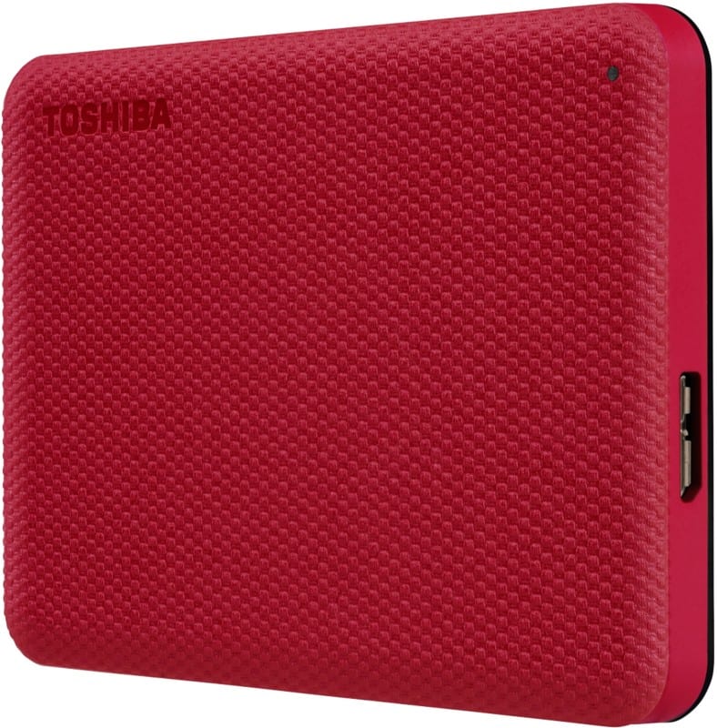 HDD externe Toshiba 2 To Canvio Advance USB-A 3.2 Rouge