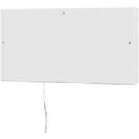 Bureau droit Hammerbacher Express Montage mural Blanc 1 200 x 260 x 650 mm