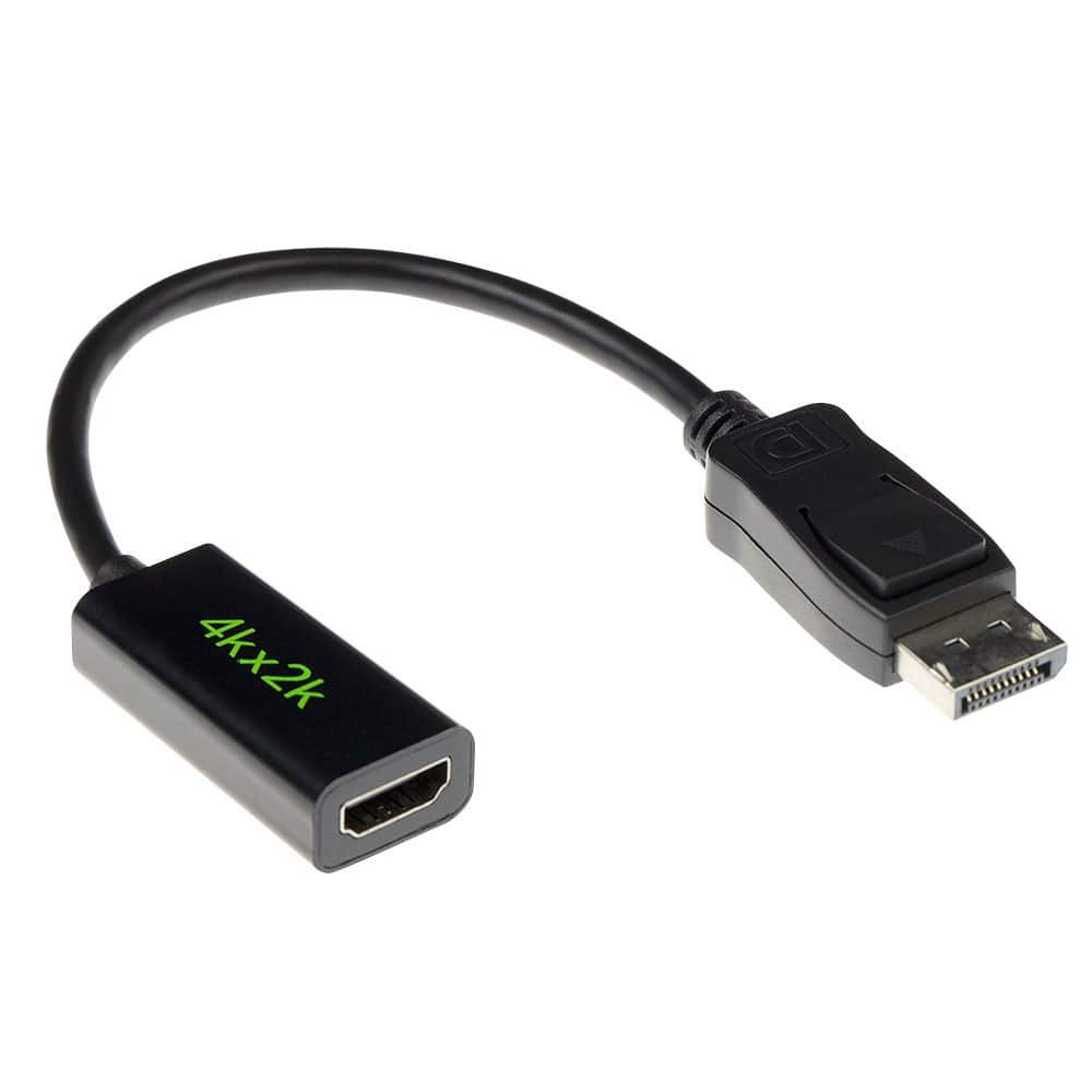 15 cm ACT Konvertierungskabel DisplayPort Stecker zu HDMI A Buchse