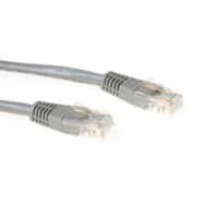 Câble patch U/UTP Cat6 ACT Avec connecteurs RJ45 Gris 10 m