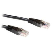 Câble de raccordement U/UTP CAT6 ACT Avec Connecteurs RJ45 1 m Noir