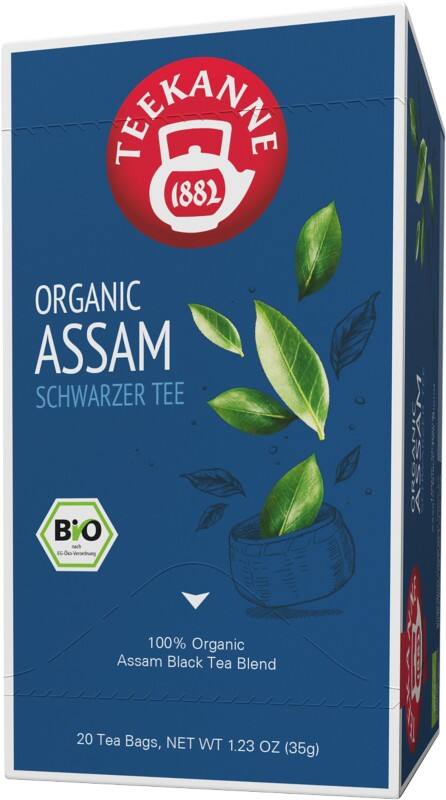 Thé TEEKANNE Bio Organic Assam Paquet de 20 unités