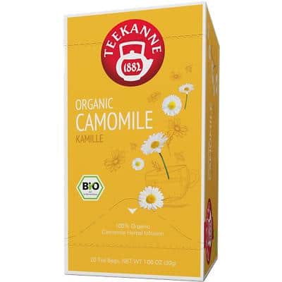 Thé TEEKANNE Bio Organic Camomille Paquet de 20 unités