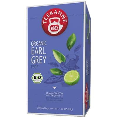 TEEKANNE Bio Earl Grey Tee Packung mit 20 Stück