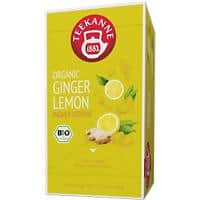TEEKANNE Bio Ingwer Zitrone Tee Packung mit 20 Stück