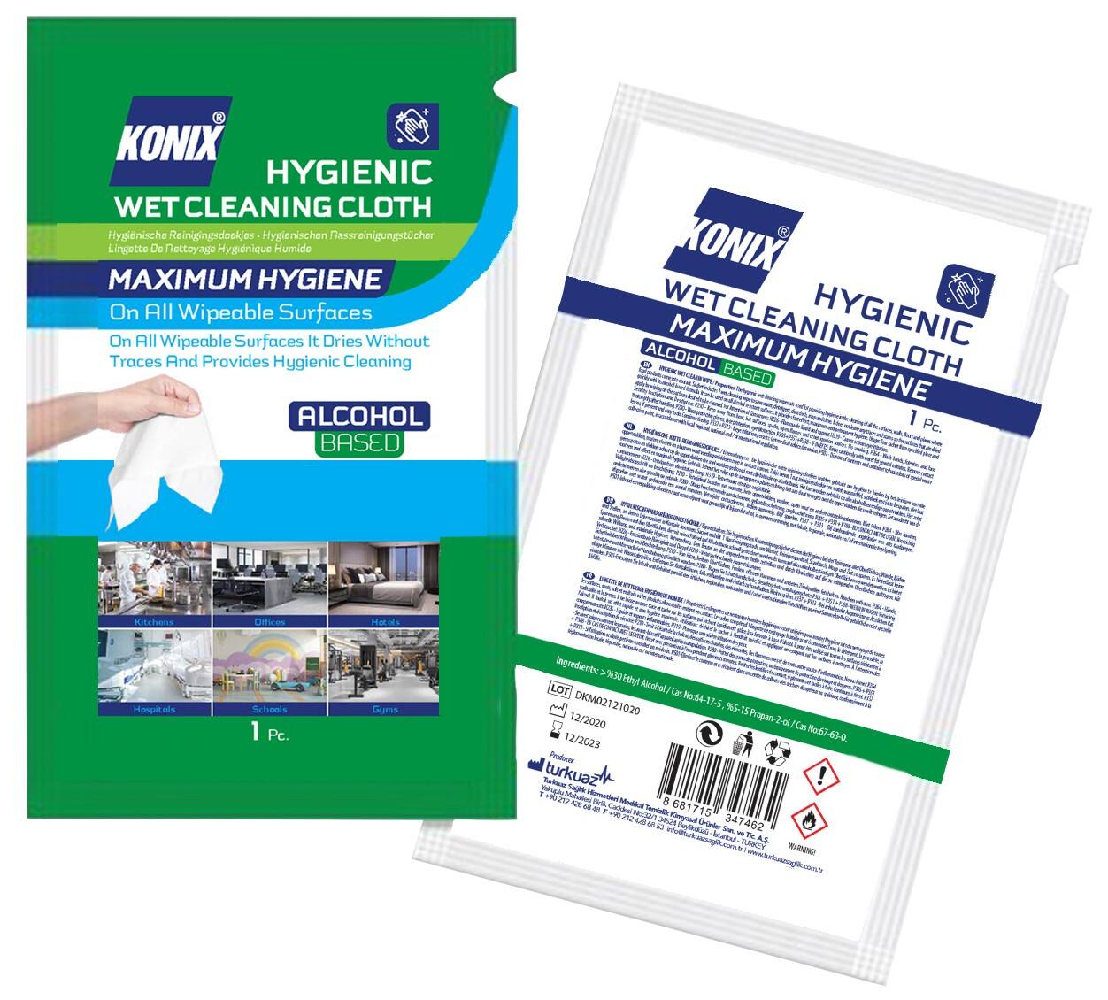 Chiffon de nettoyage KONIX Paquet de 250 unités