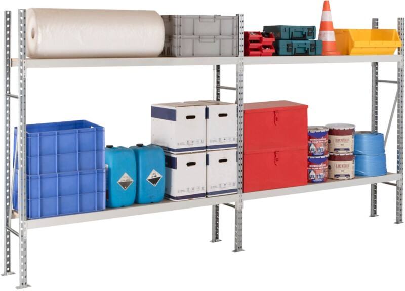 Rayonnage de départ MANORGA Epsivol One 2 étagères 1500 x 600 x 2000 mm