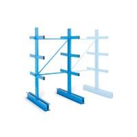 MANORGA Cantilever Starterregal 3 Fachböden 1.000 x 2.000 mm Grau