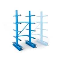 MANORGA Cantilever Starterregal 4 Fachböden 1.000 x 2.500 mm Grau