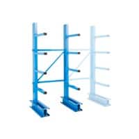 MANORGA Cantilever Starterregal 4 Fachböden 1.000 x 1.000 x 2.500 mm Grau