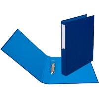 Classeur à anneaux Biella Evergreen A4 2 anneaux 20 mm Carton Bleu Paquet de 10
