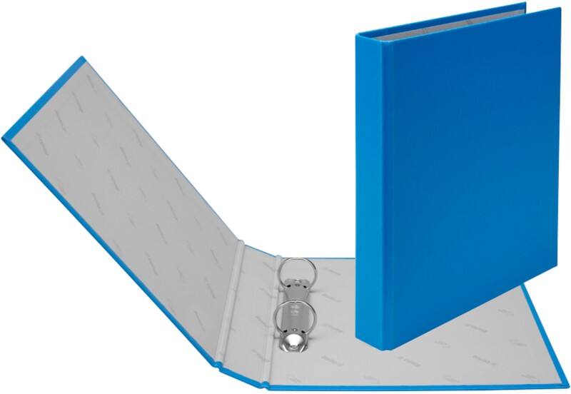 Biella Ringbuch Ringo-Plast A5 2 Ring 25 mm Karton Blau 10 Stück