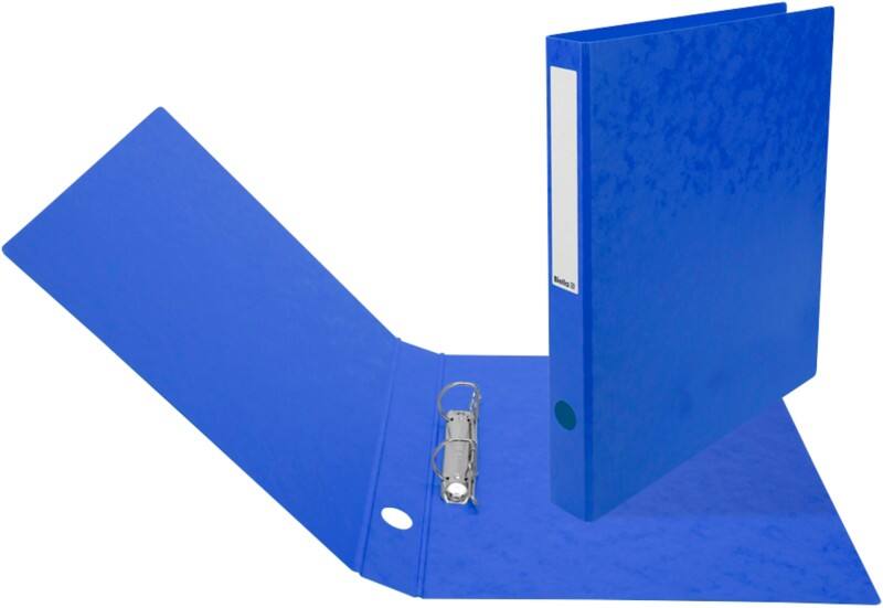 Classeur à anneaux Biella TopColor A4 2 anneaux 25 mm Carton Bleu Paquet de 20