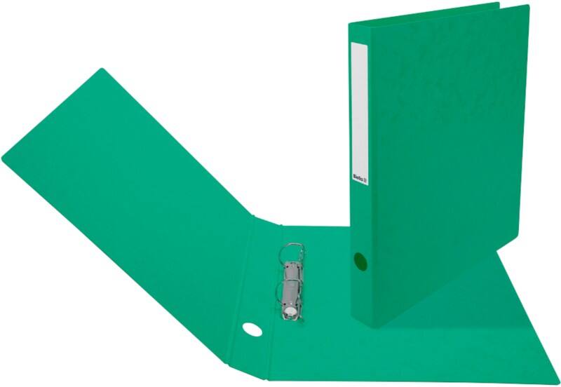 Biella Ringhefter TopColor A4 2 Ring 25 mm Karton Grün 20 Stück