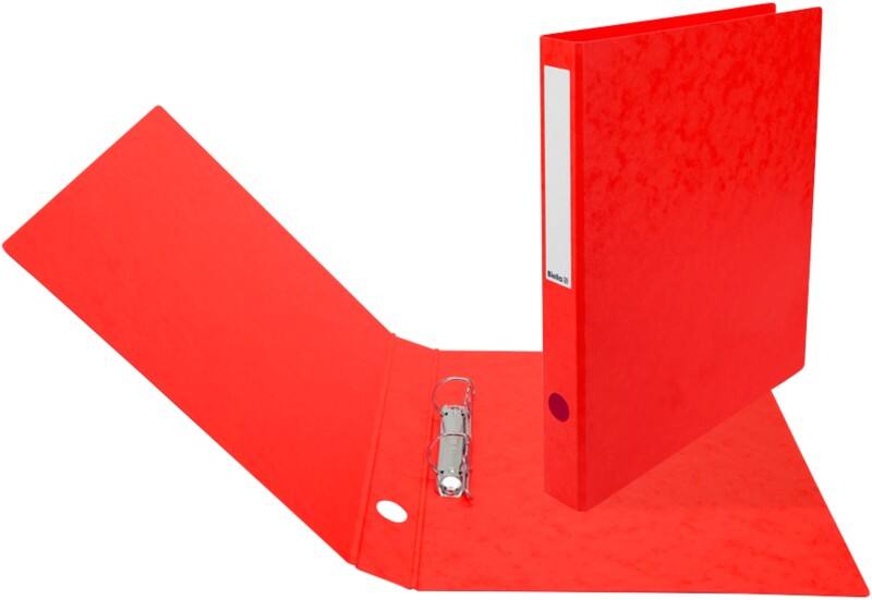 Biella Ringhefter TopColor A4 2 Ring 25 mm Karton Rot 20 Stück