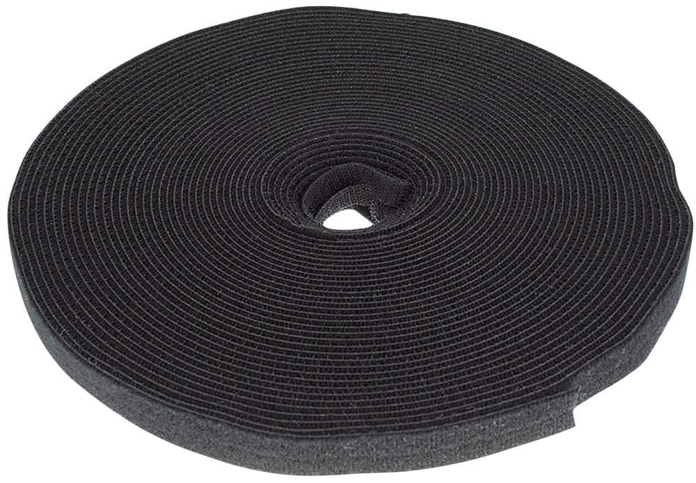ACT Klett-Kabelbinder CT4043 Schwarz 2 cm x 25’000 mm 25 m