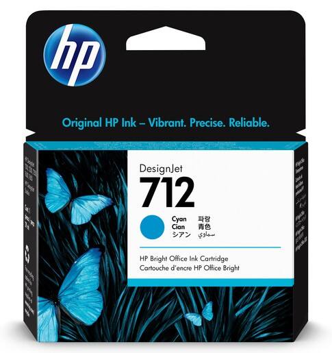 Cartouche jet d’encre HP D’origine HP3ED67A 29 ml Cyan