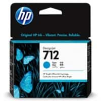 HP 712 Original Tintenpatrone 3ED67A Cyan