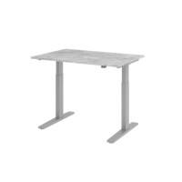 Bureau assis-debout Hammerbacher VXMKA12/M/S Gris 1 200 x 800 mm