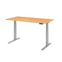 Bureau assis-debout Hammerbacher VXDKB16/6/S Hêtre 1 600 x 800 mm