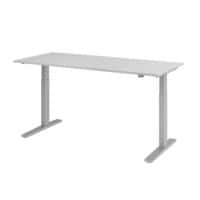 Bureau assis-debout Hammerbacher VXMKA19/5/S Gris 1 800 x 800 mm