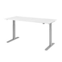 Bureau assis-debout Hammerbacher VXMKA19/W/S Blanc 1 600 x 800 mm