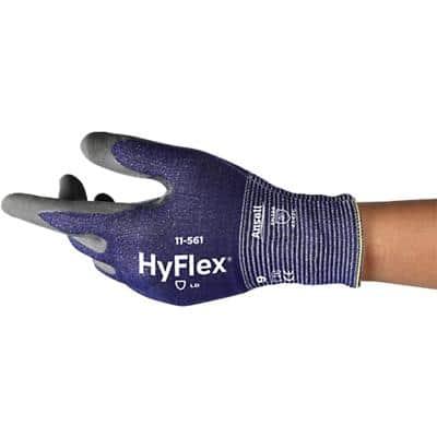 HyFlex Arbeitshandschuhe Nitril Grösse 7 Dunkelblau 12 Paar