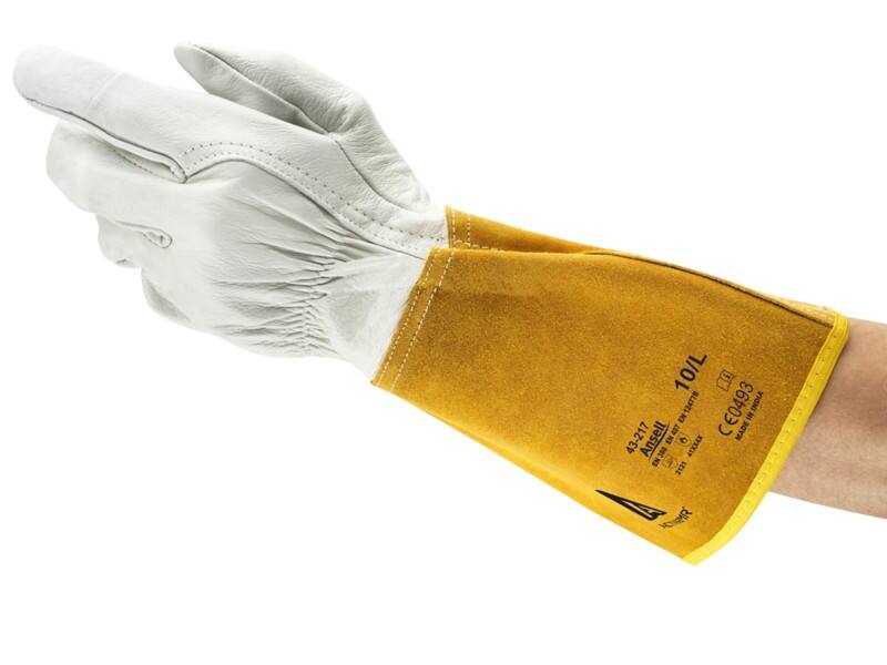 Gants de soudure Ansell ActivArmr Welding Non jetables Non poudrés Taille 10 Blanc 6 paires