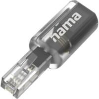 Adaptateur USB Hama Antitorsion Noir, transparent